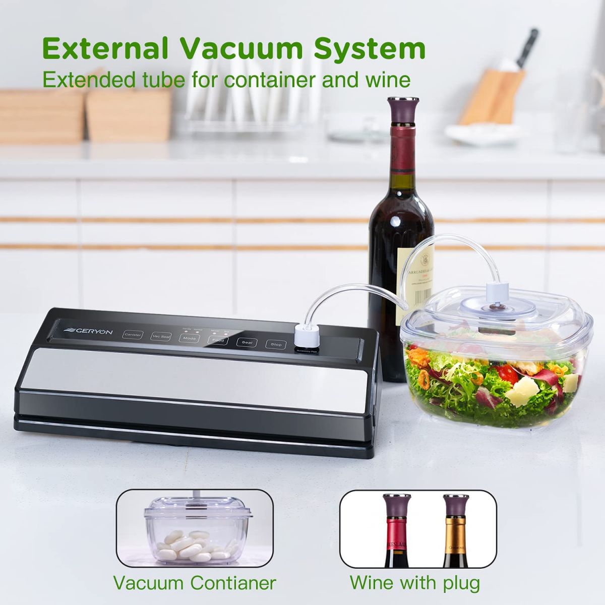 Geryon Vacuum Sealer Food Keeps