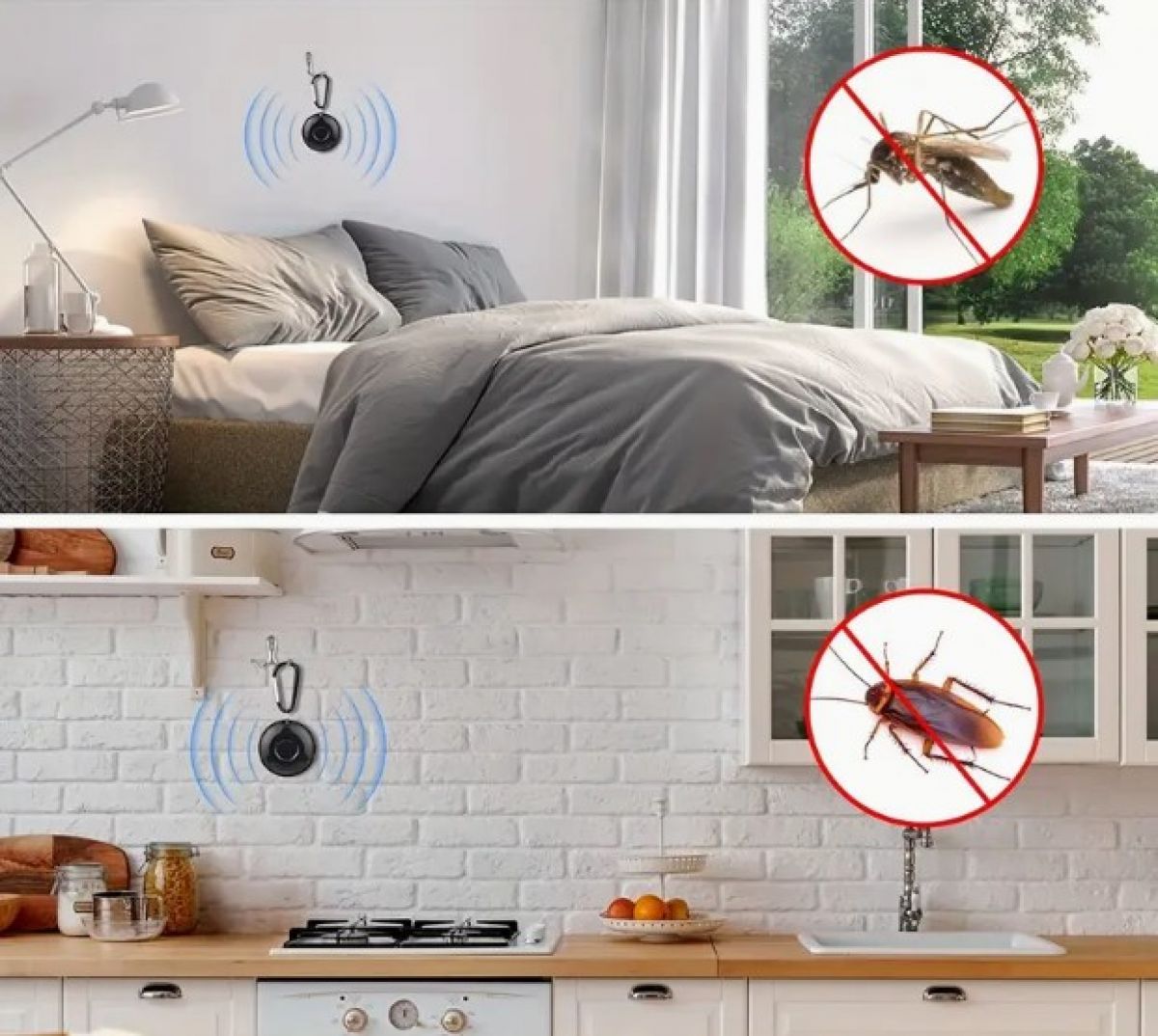 Ultrasonic Pest Repeller, USB Rechargeable