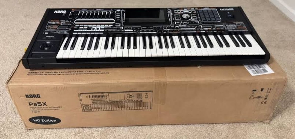 Korg Pa5X-MG Edition, Korg Pa5X76, Korg Pa4X76/Korg Pa4X Oriental/ MG2 Edition, Korg NAUTILUS 61-key, Korg Pa1000 MG Edition, Korg KRONOS2