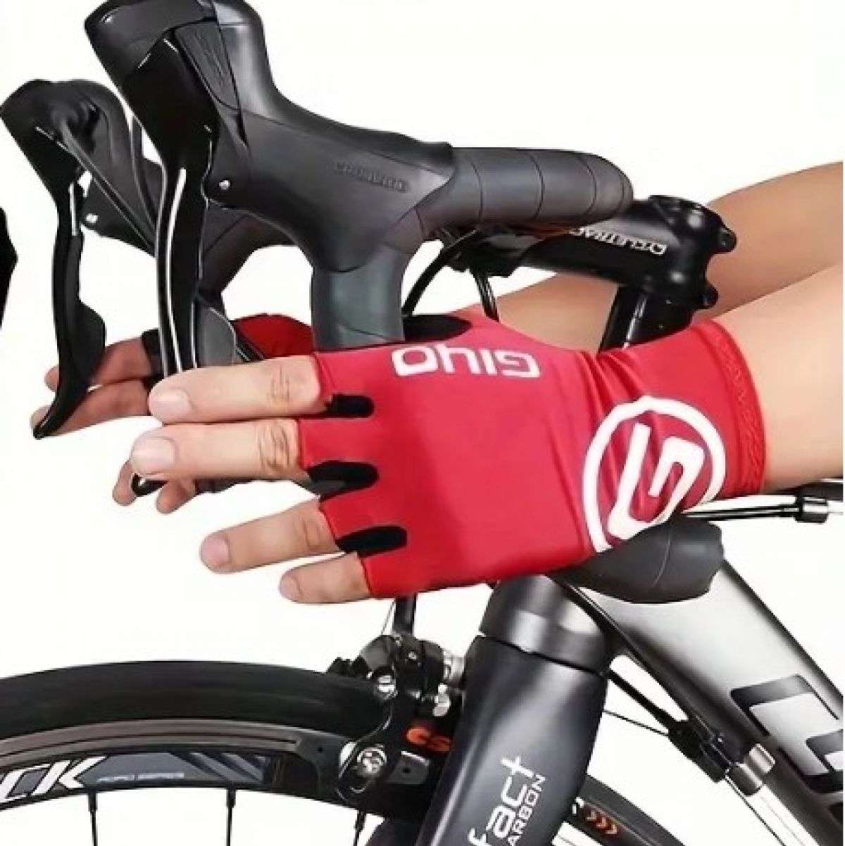 Cycling Fingerless Gloves XL, Red