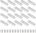 Nailing plate 55x16x2mm (40pcs)