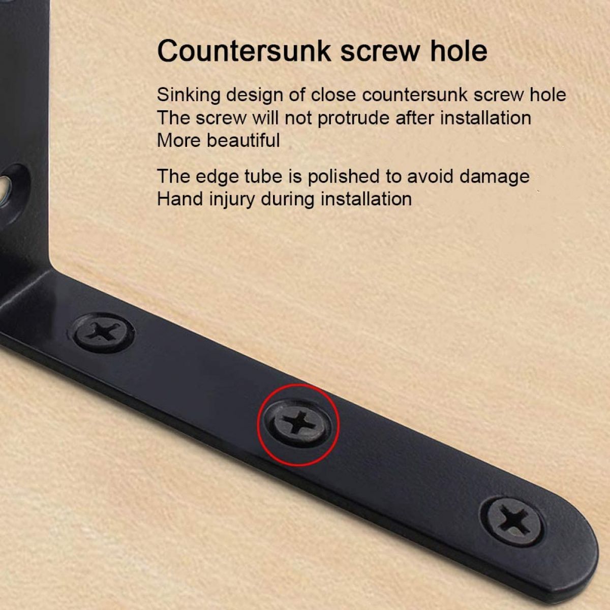 Riiulihoidik 125 mm x 75 mm x 20 mm (8 tk)
