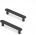 Handles for furniture 5 pcs. 96 mm (metal, black)