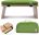 MetaFox Meditation Bench, Green