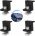 Pack of 4 Solar Panel Bracket End Clamp Kit, 40 mm