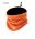 Fleece Tube Scarf, Orange