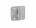 Z 75/75 Universaalne hing 75x75x1.8 mm hõbedane