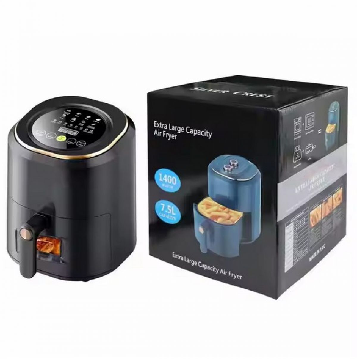 Air Fryer 7.5L, Black