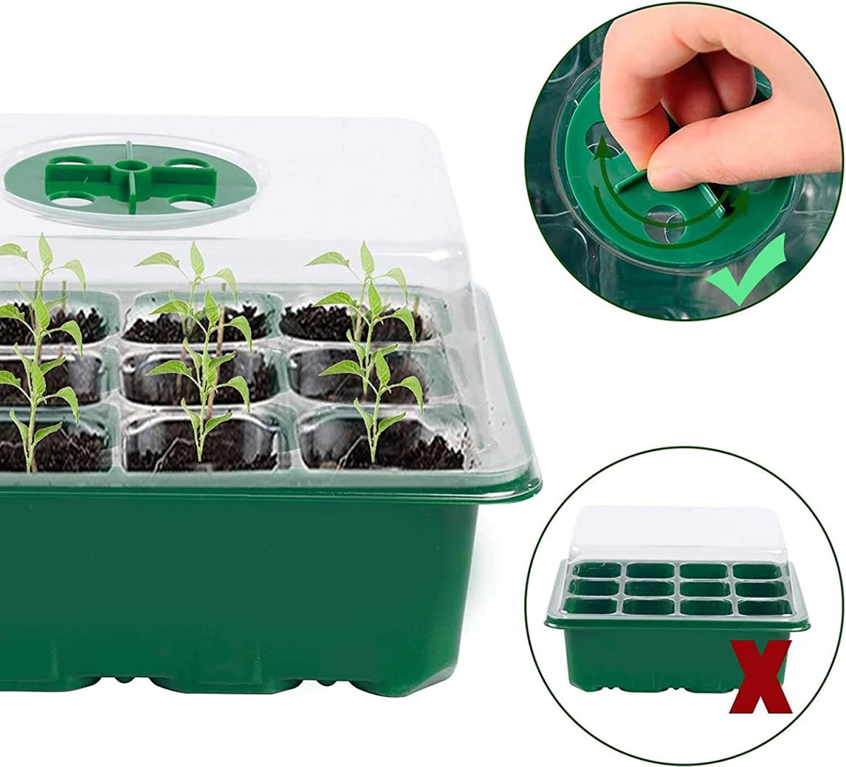 Plastic trays for growing seedlings (4 pcs.)