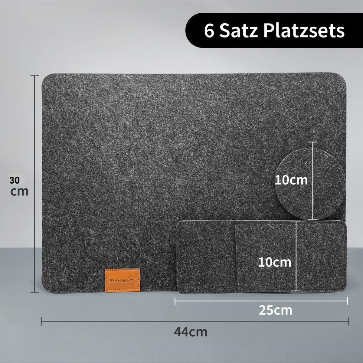 Lauamatt 44×30 cm, komplektis 18-osaline