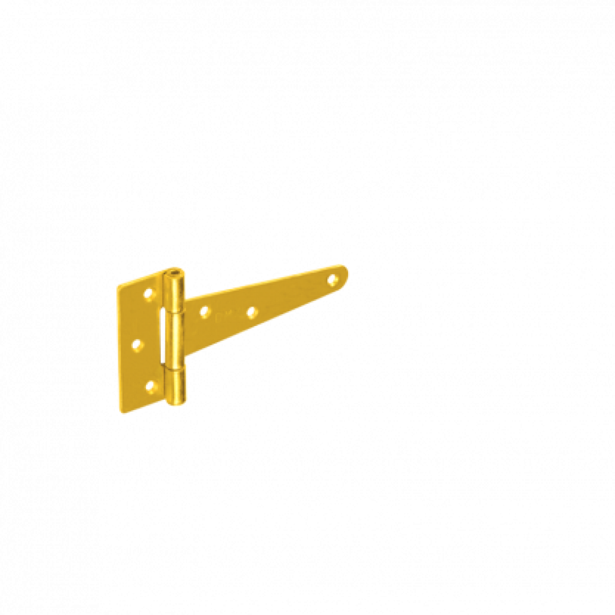 T-Hinge ZT200 200x50x110x2,5 mm, Yellow Zinc