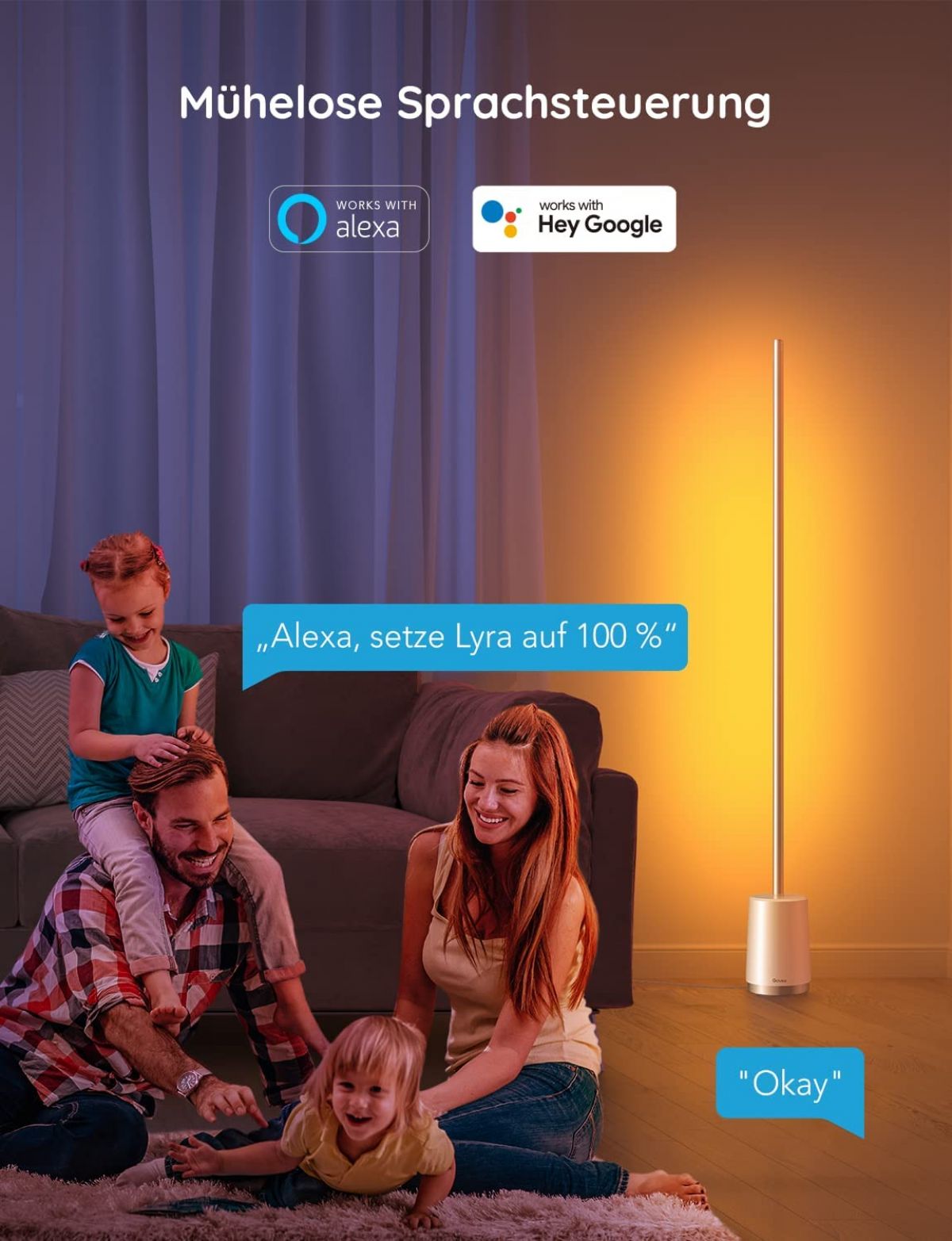 Напольная лампа Govee H6072 LED