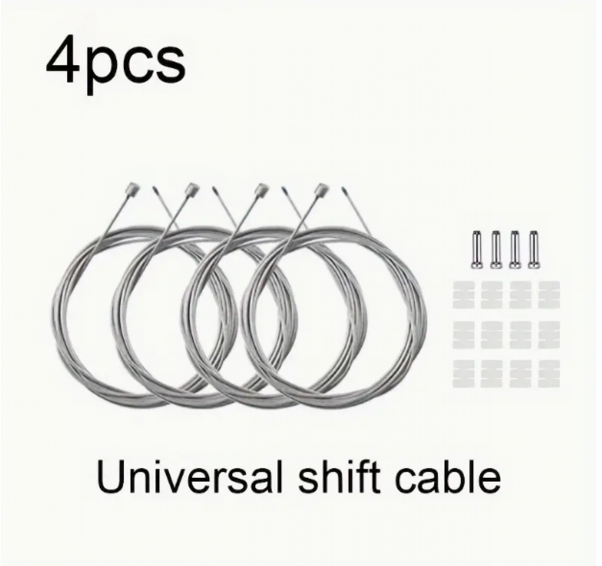 4pcs Bicycle gear shift cable