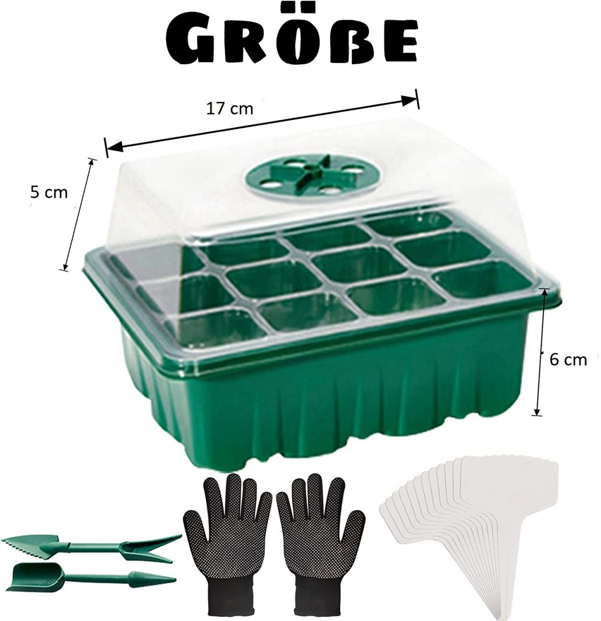 Plastic trays for growing seedlings (4 pcs.)