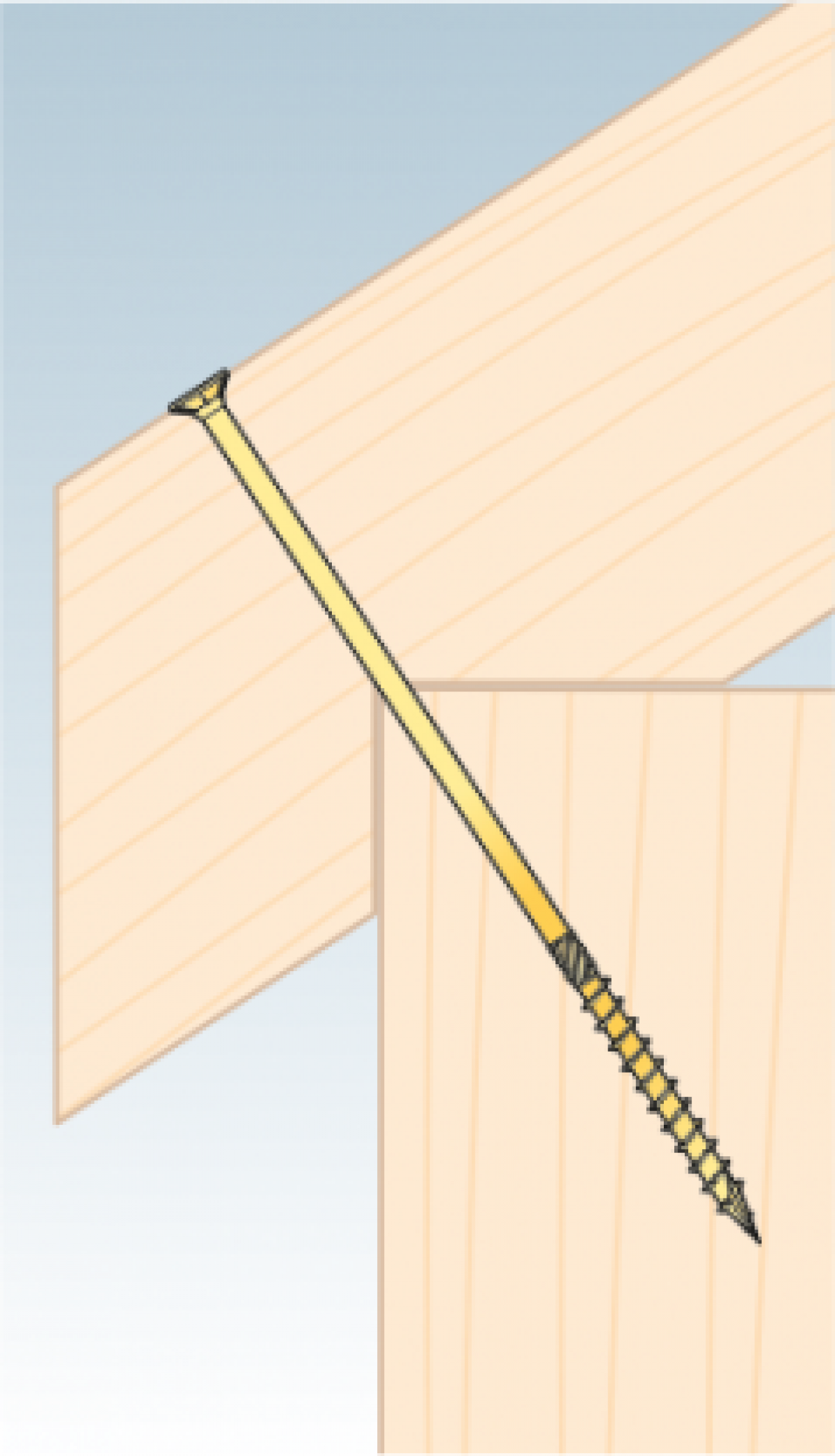 Шуруп по дереву конструкционный CS 5×100 100 tk/pakk TORX T25