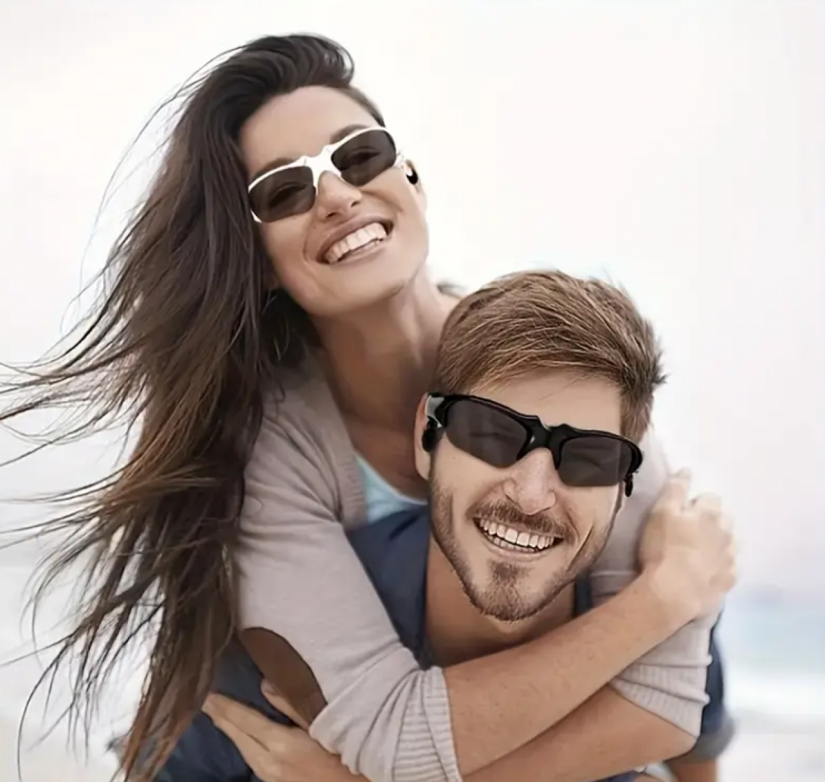 Smart glasses with Bluetooth headphones