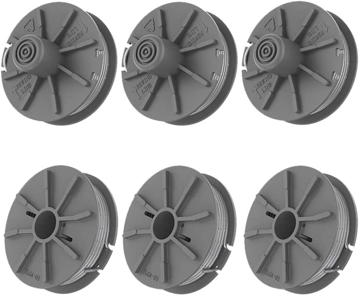 Coil for trimmer with fishing line 6 pcs