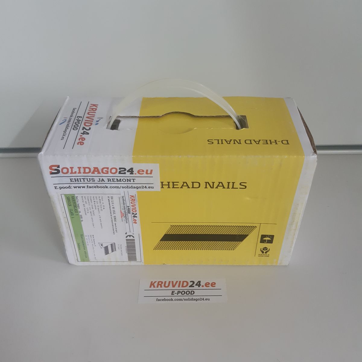 Gun nails 34 ° 2,8x65mm Y (2000pcs / pack) smooth