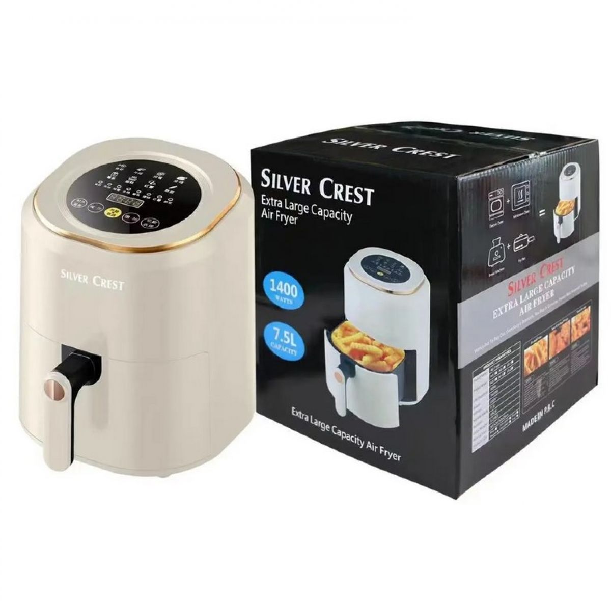 Air fryer 7.5 l, Beige