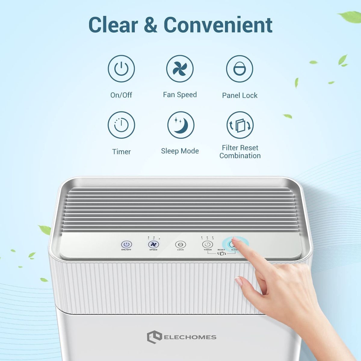 Air Purifier Elechomes KJ203F-142