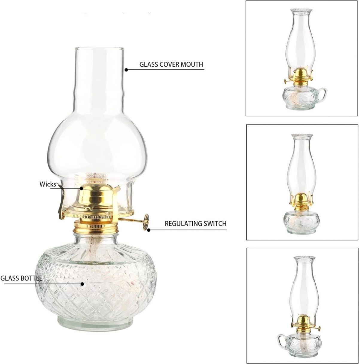 Amanigo kerosene lamp 500 ml