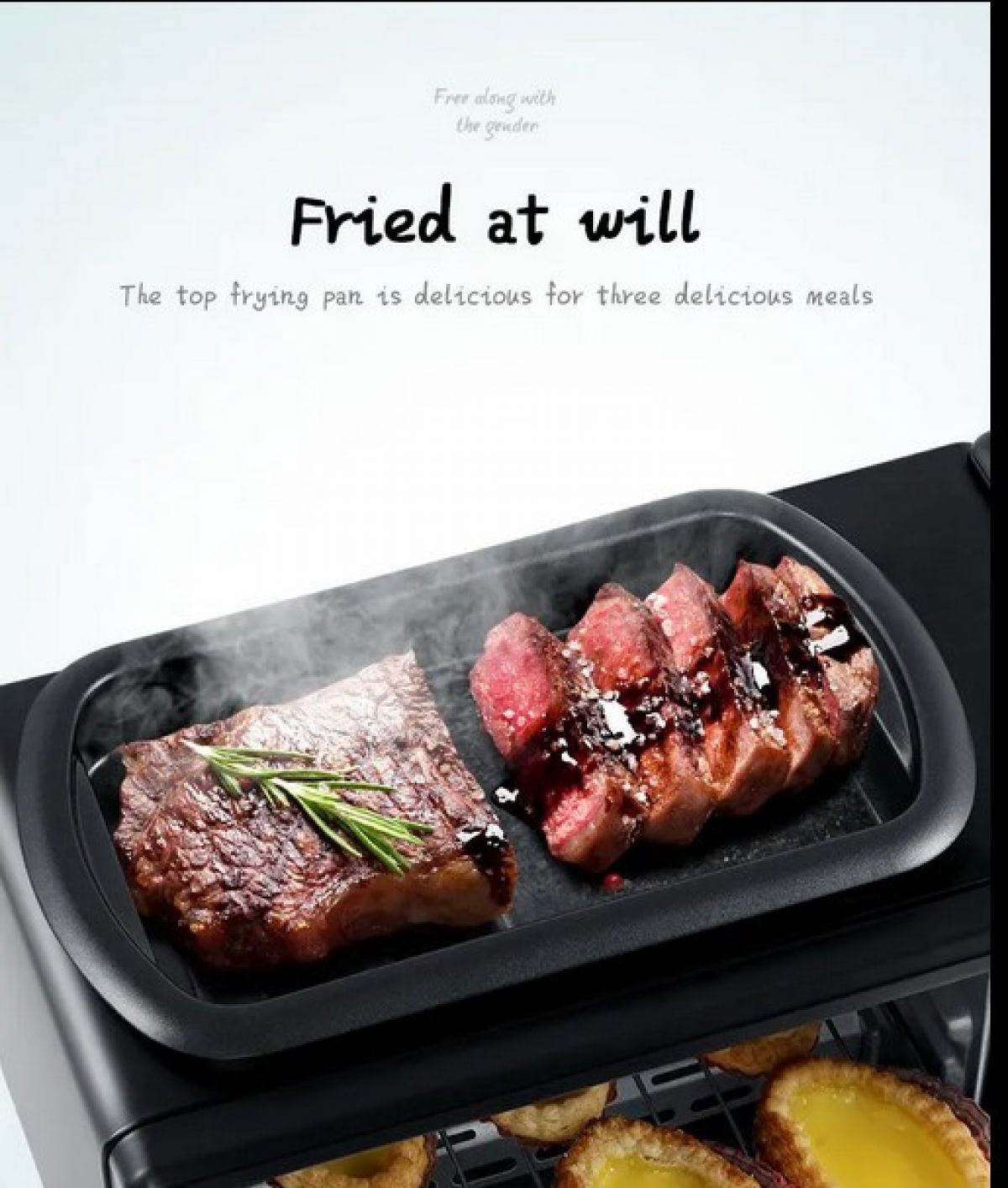 Multifunctional 3-in-1 breakfast appliance
