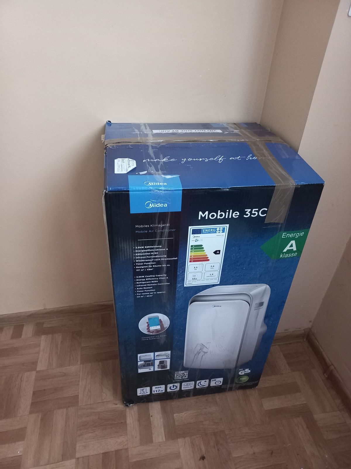 Air conditioner Midea Mobile 35C, 3.51 kW