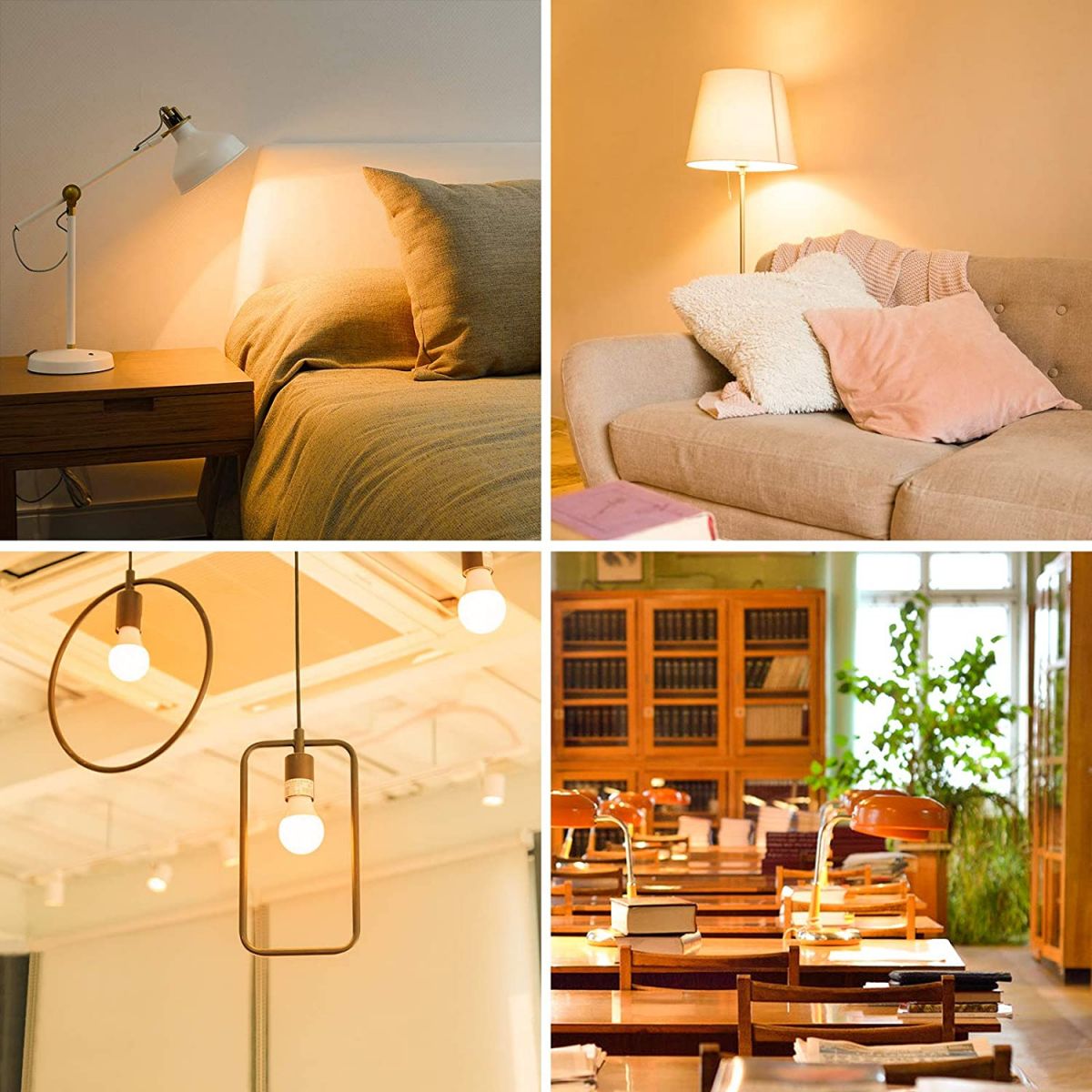 LED Light Bulb, 9 W, 6 pcs