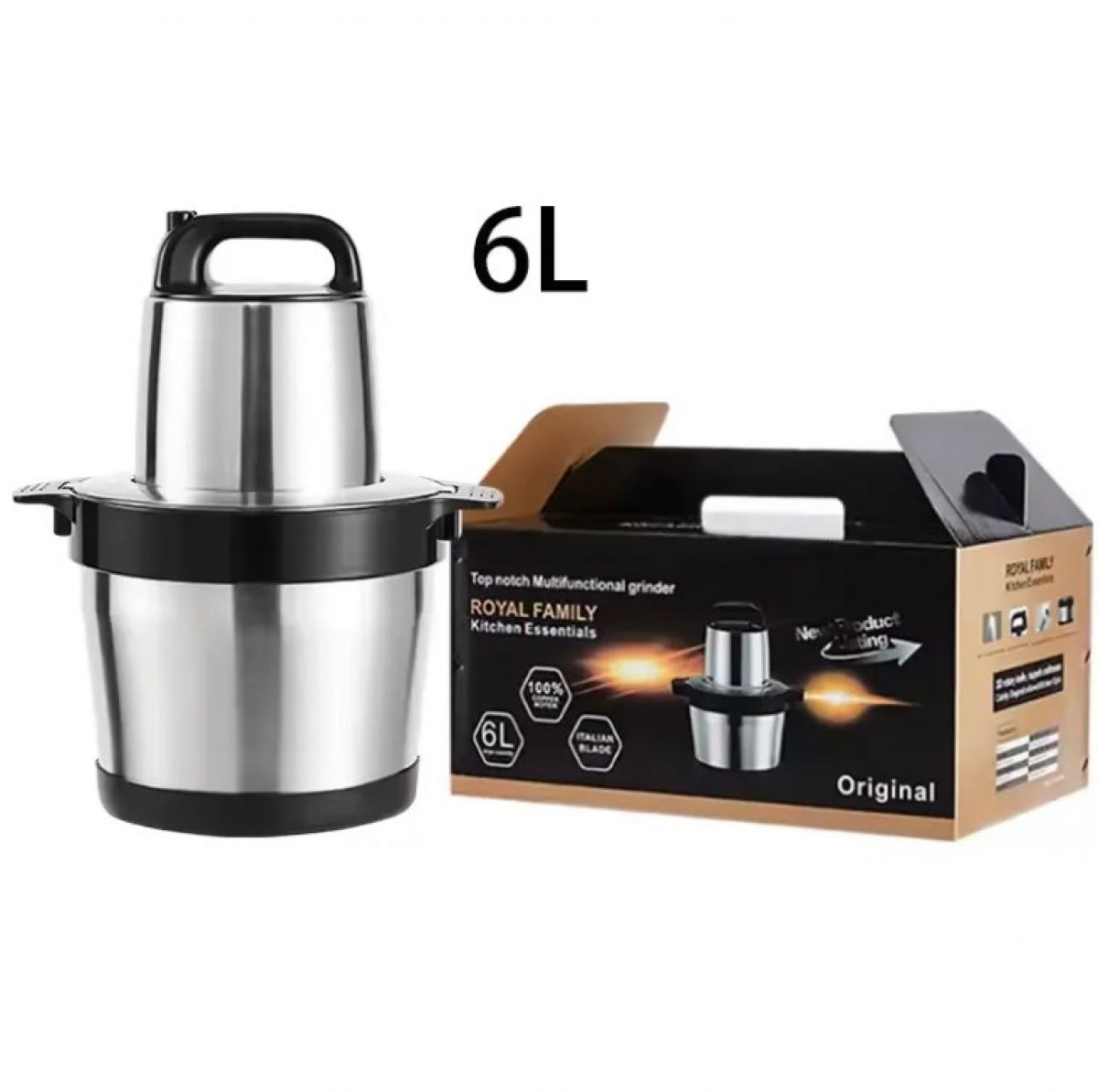 Food processor, meat grinder 6 l