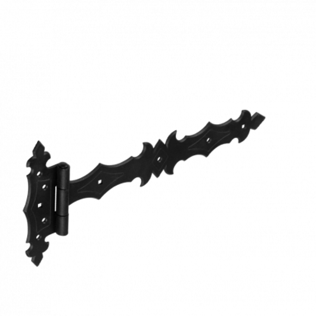 ZBD Decorative gate hinge black