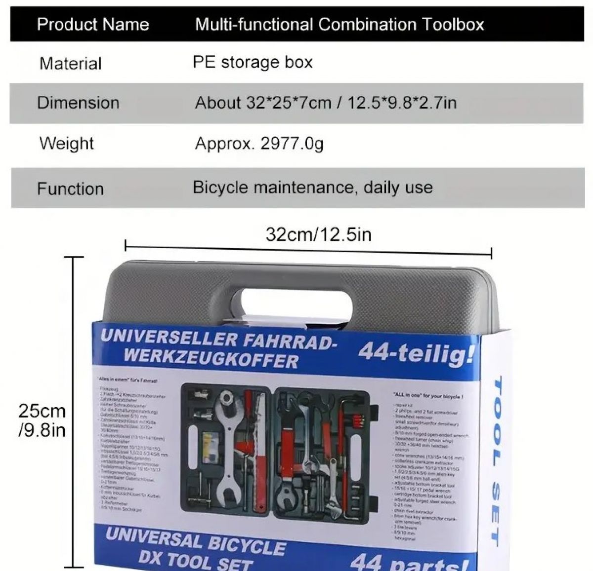 Bicycle Maintenance and Repair Kit