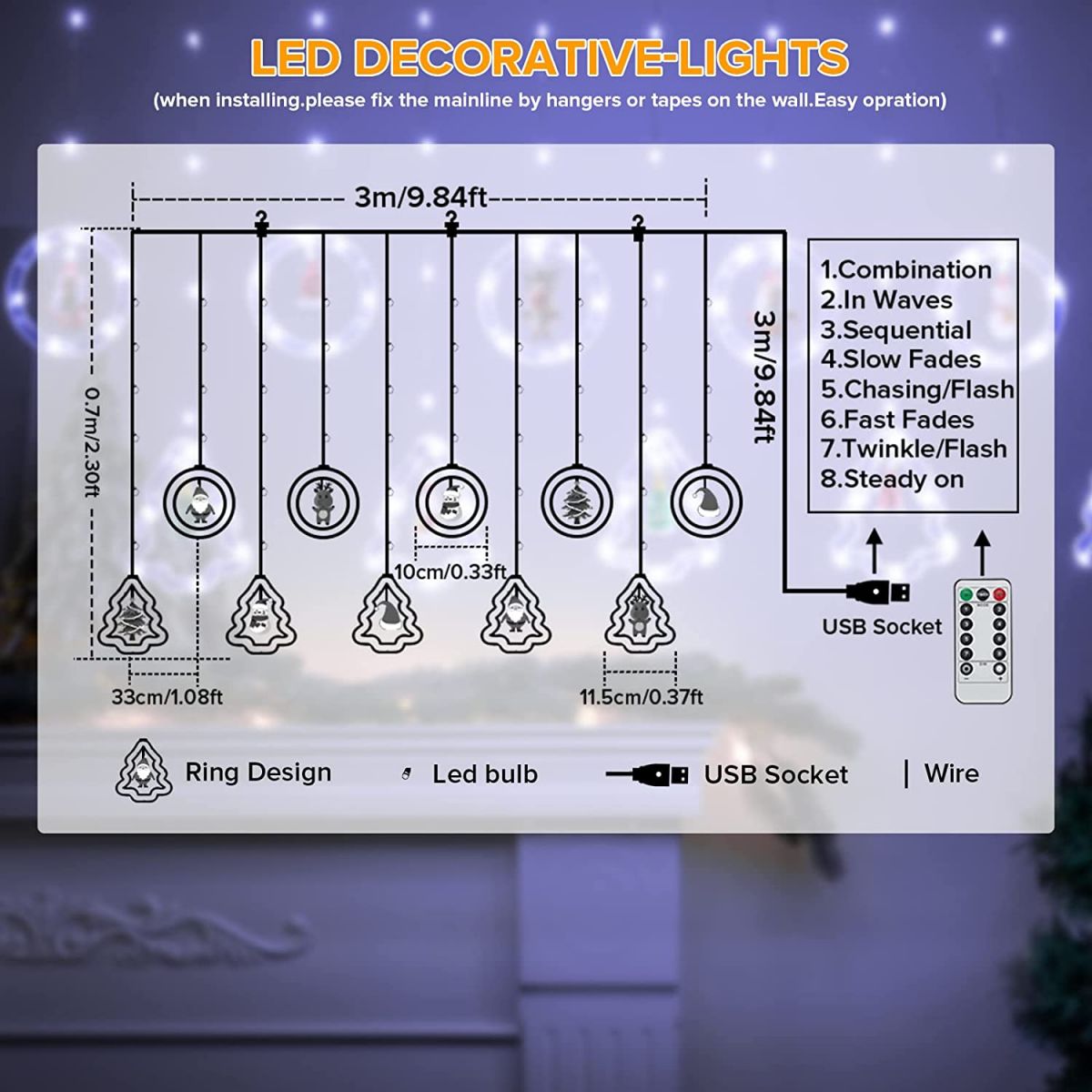 Christmas decoration LED