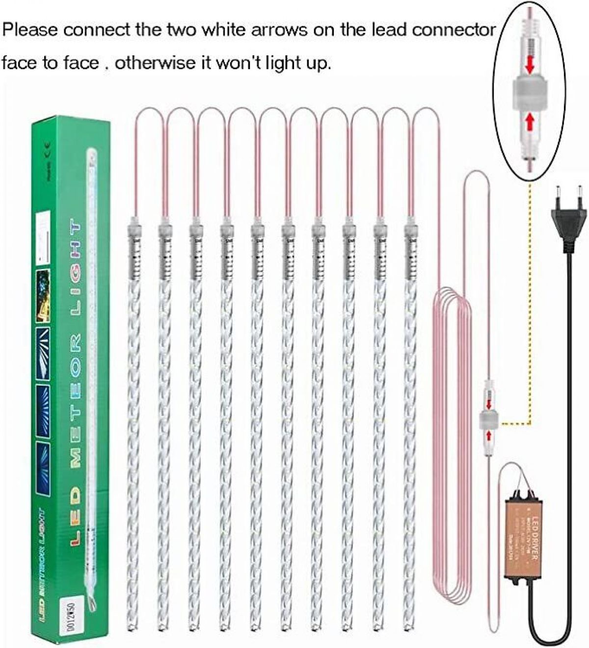 Christmas decorations LED 10 tubes