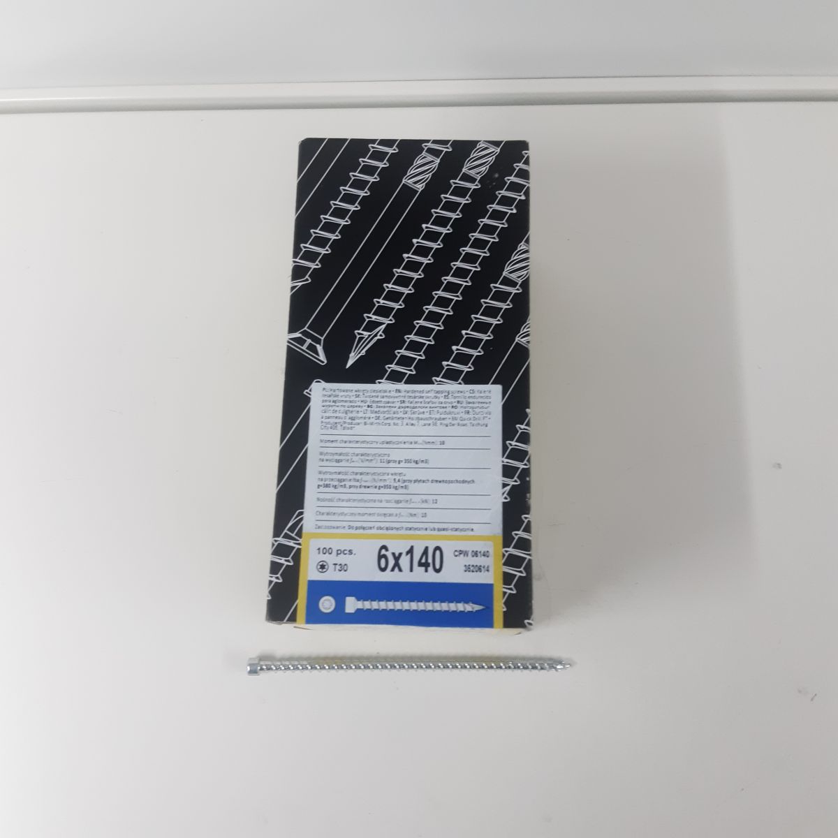 Шурупы по дереву CPW 6x120 100шт/пачка