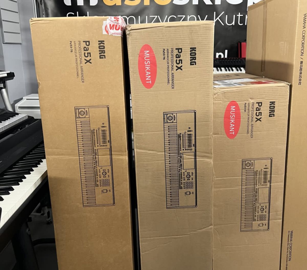 Korg Pa5X-MG Edition, Korg Pa5X76, Korg Pa4X76/Korg Pa4X Oriental/ MG2 Edition, Korg NAUTILUS 61-key, Korg Pa1000 MG Edition, Korg KRONOS2