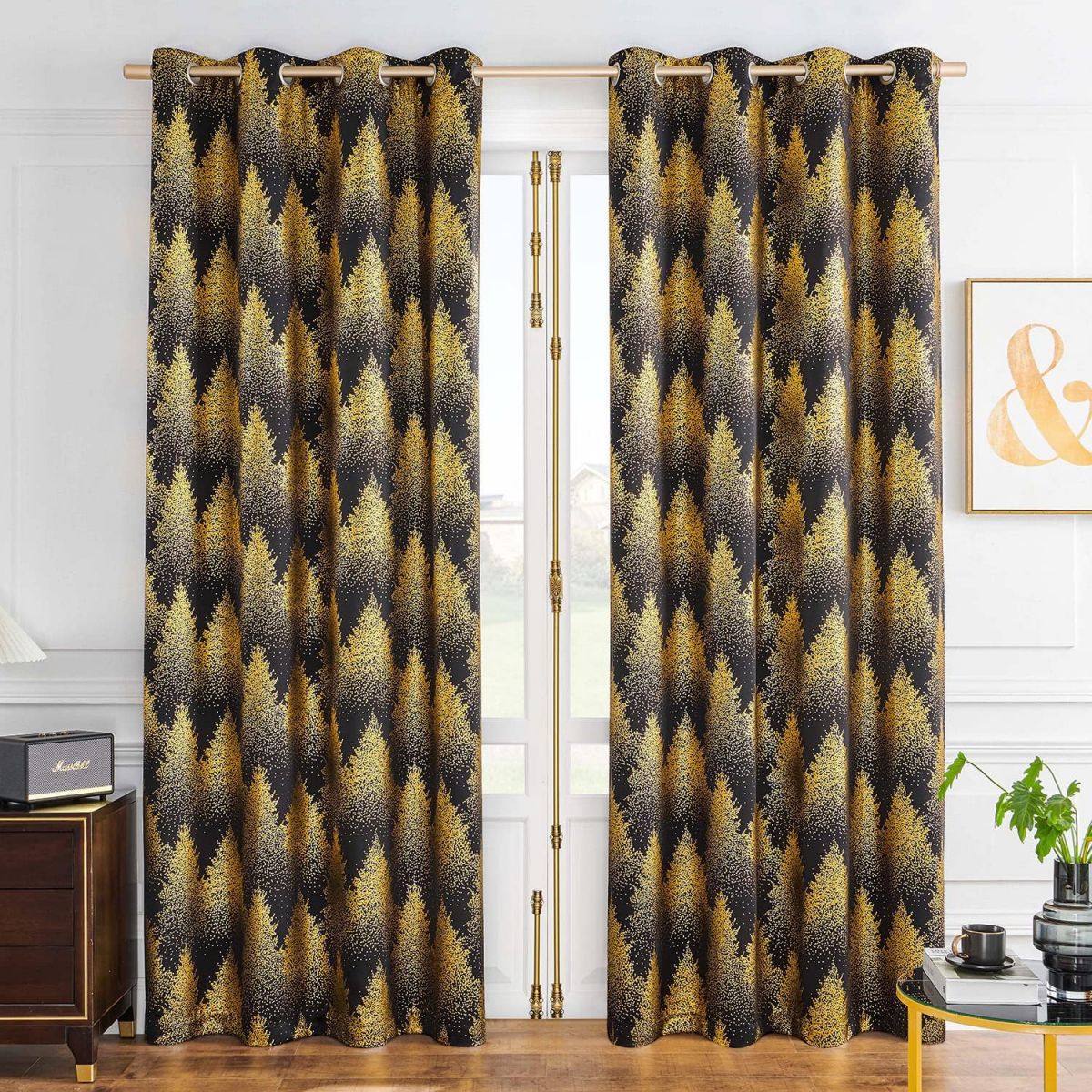 Curtains with eyelets 132 x 245 cm, FMFUNCTEX 2 pcs.