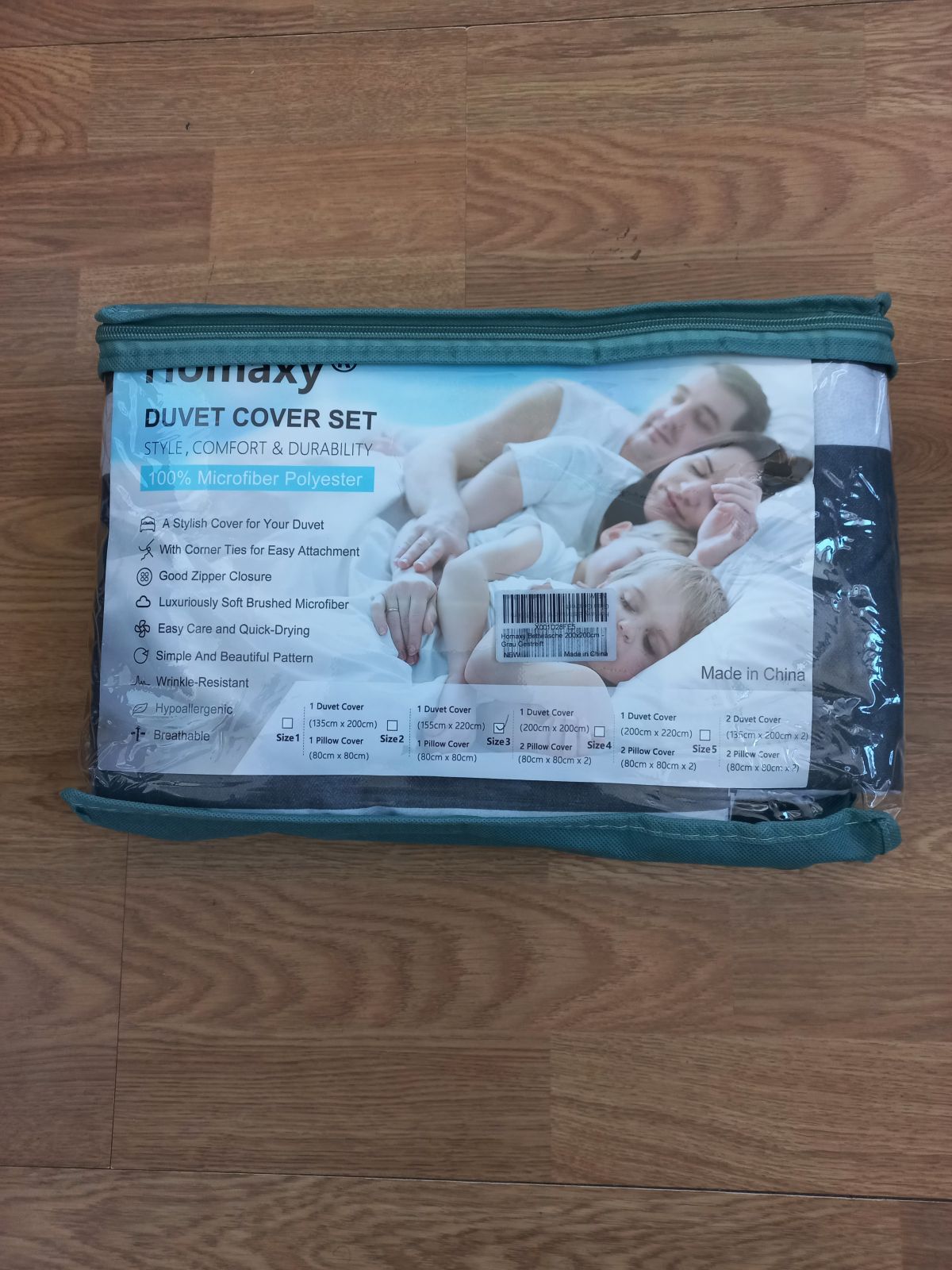 Постельное белье Homaxy 155 x 220 см