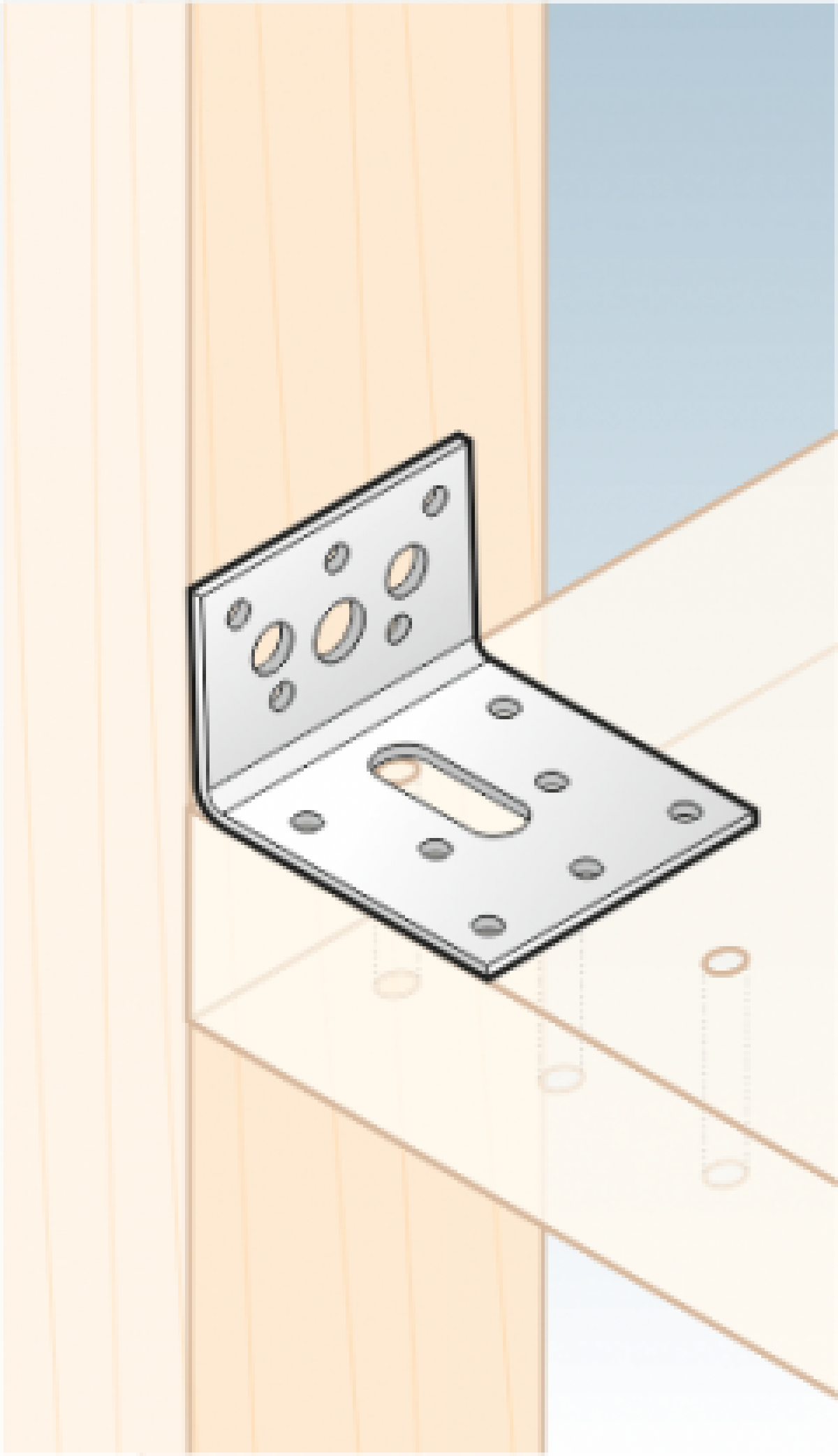 KR 2 – Adjustable angle bracket 40x60x60x2,5 mm