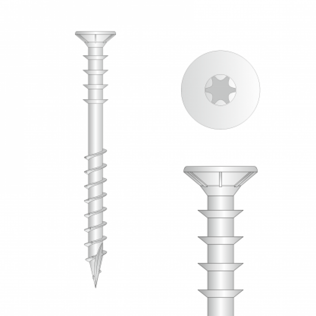 Шуруп по дереву WDS 6×100 100 tk/pakk TORX T30
