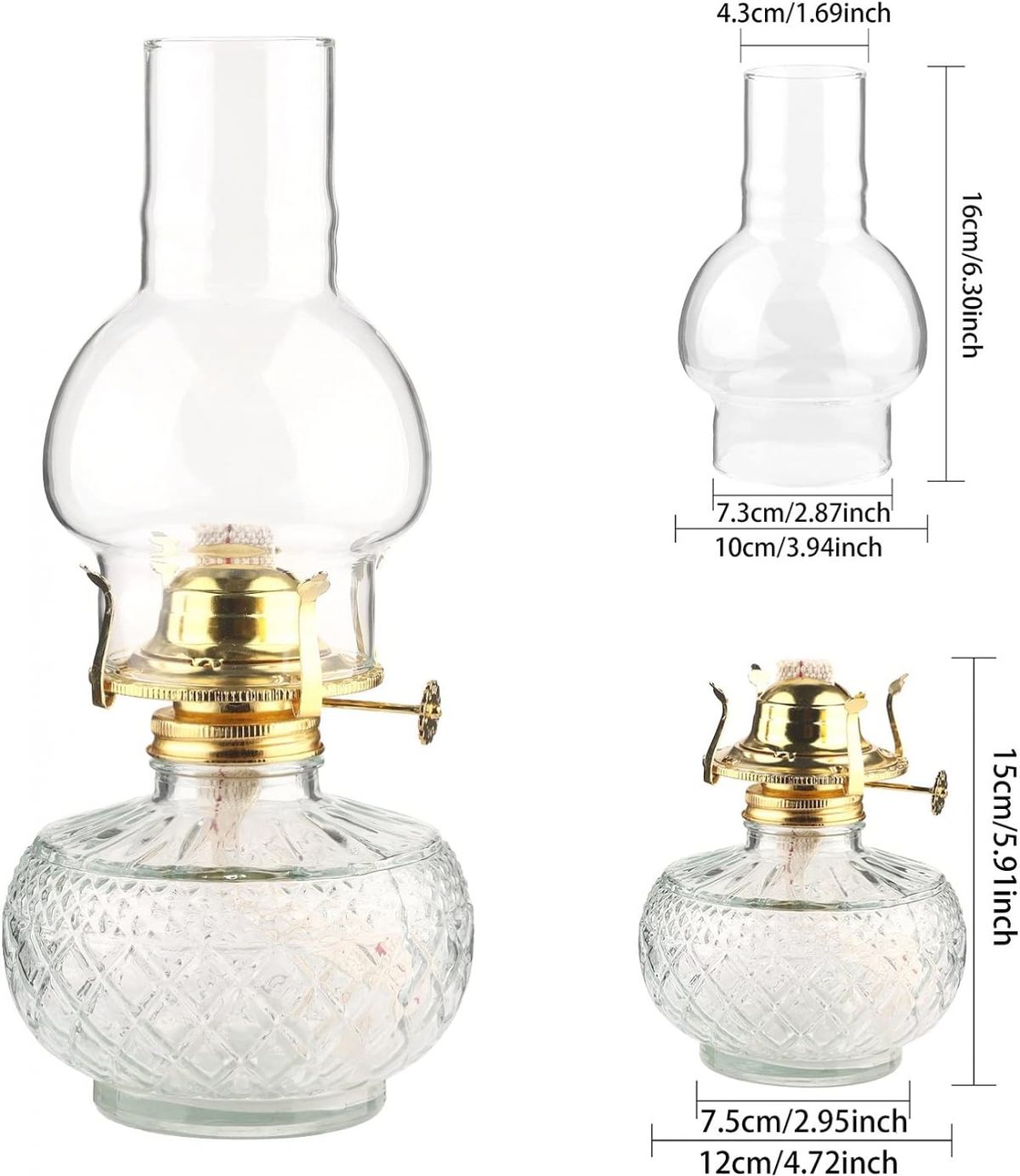 Amanigo kerosene lamp 500 ml