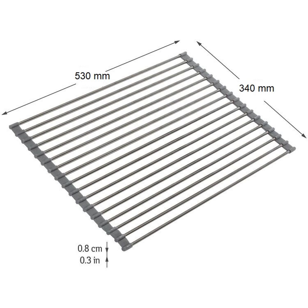 Dish drying rack 530 x 340 mm