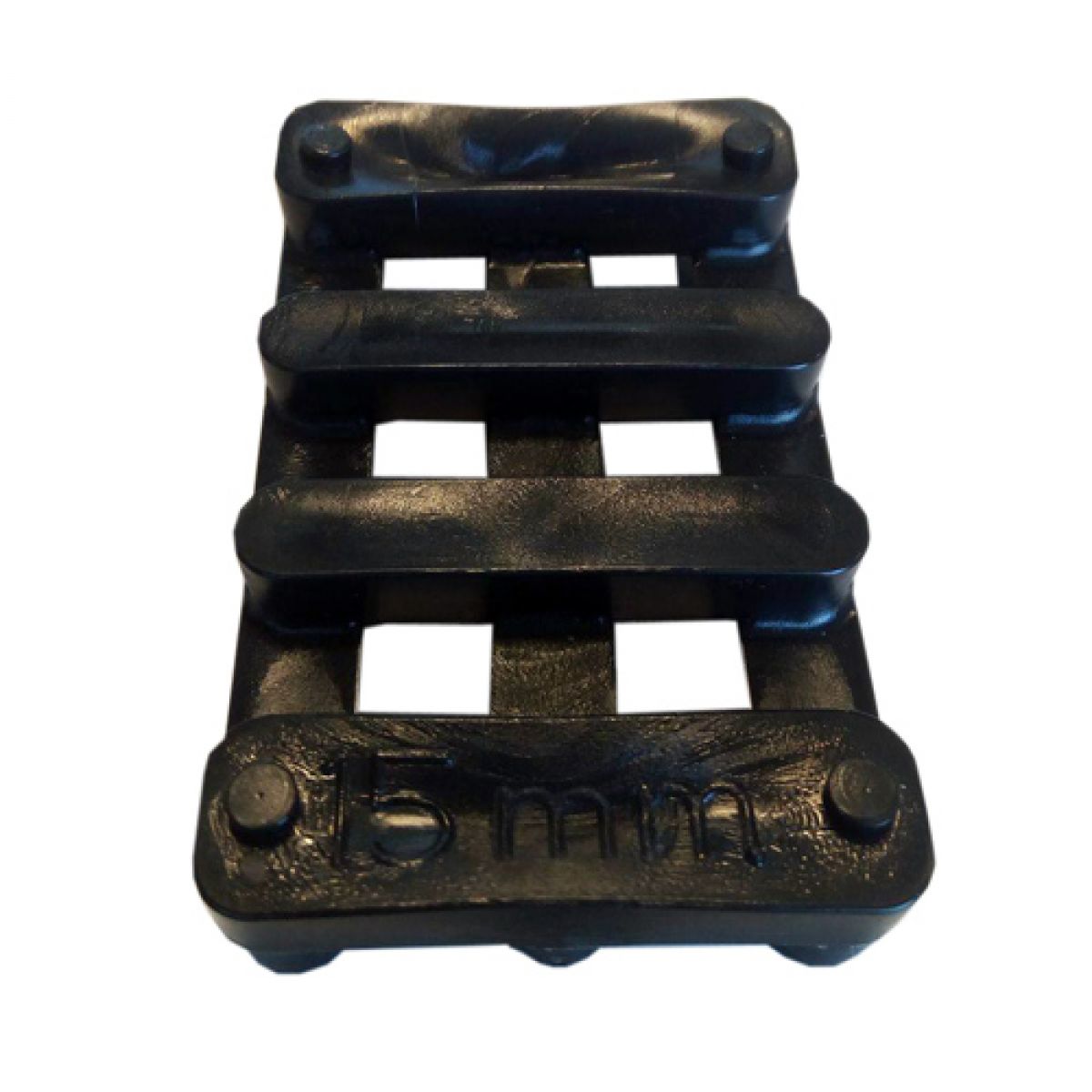Plastikust vaheklotsid 15mm must/pakis 25tk