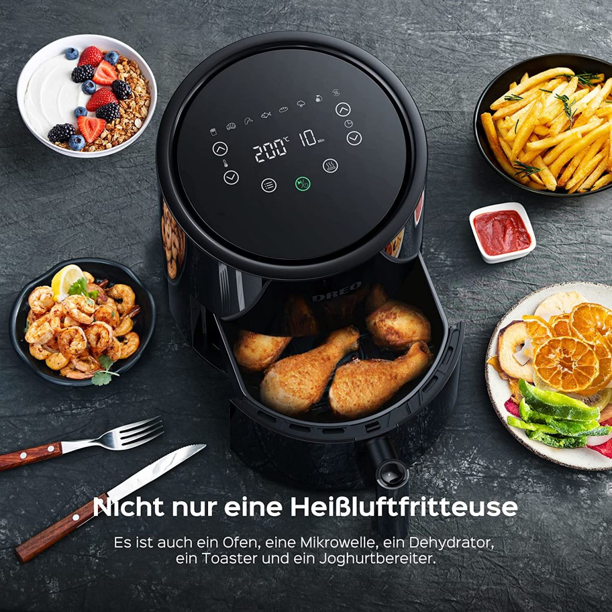 Kuumaõhufritüür – Dreo, 3.8L