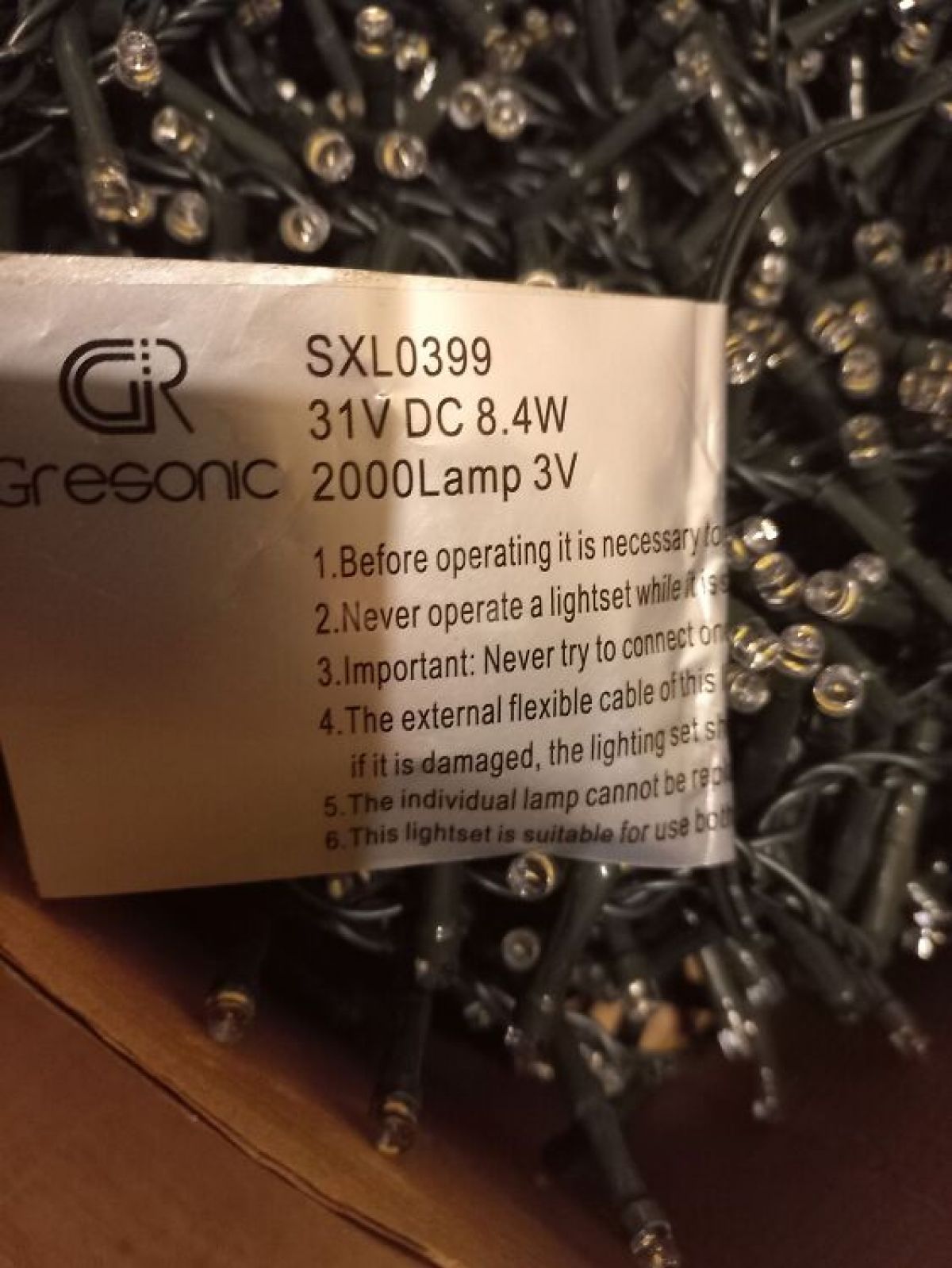 Garland Gresonic 2000 LED, 40 m