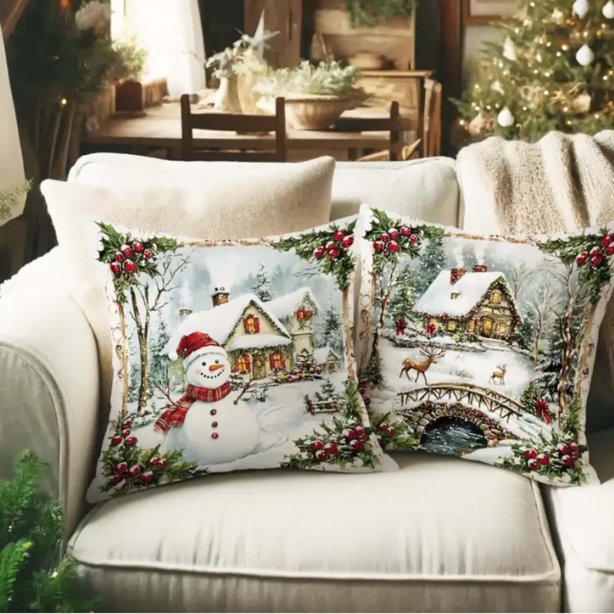 Christmas Pillowcases • Set of 4