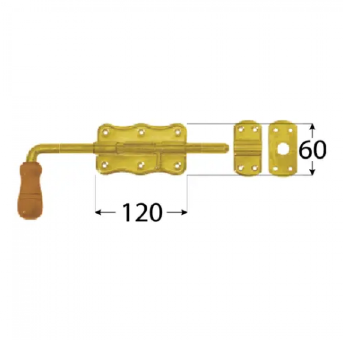 WRG120 Väravariiv 120×60×1,3 mm