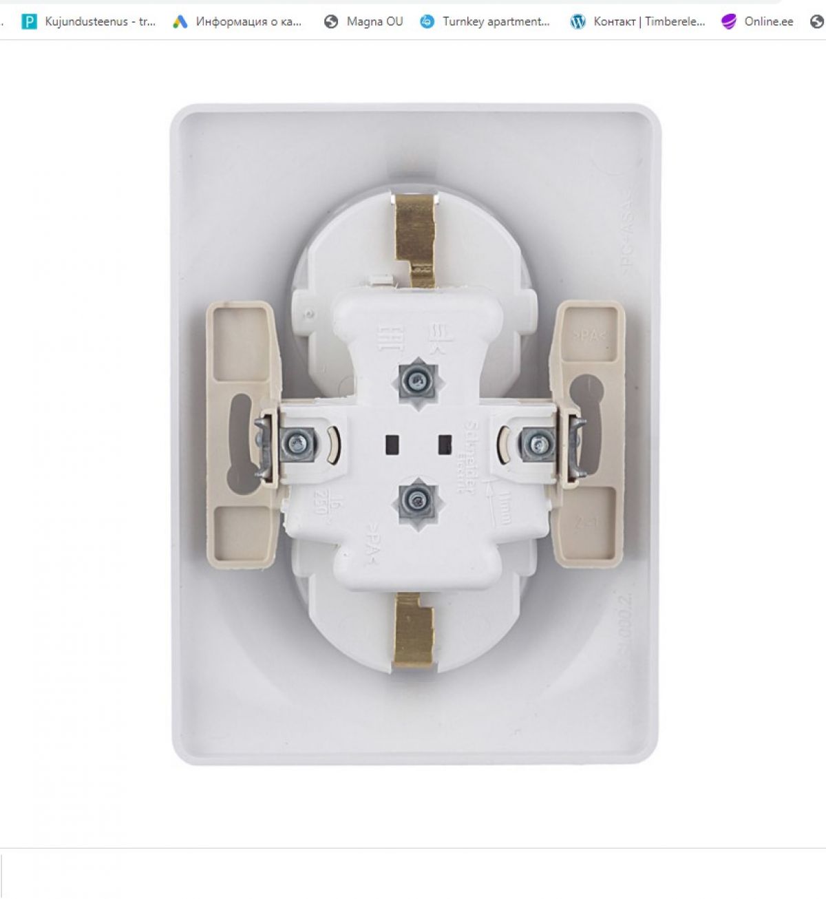 Socket Schneider Electric Glossa