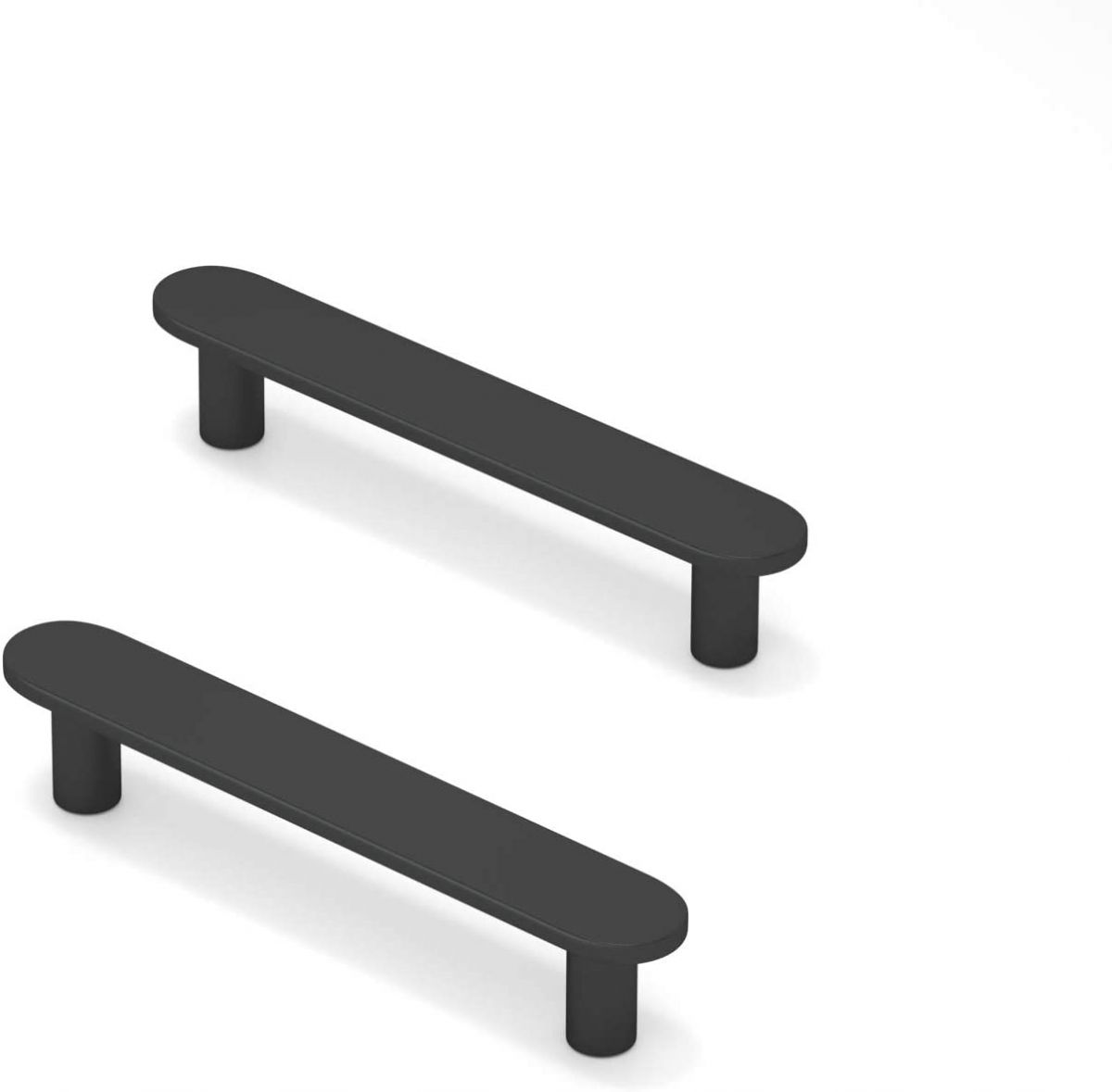 Mööbli käepide 5 tk. 96 mm (metall, must)