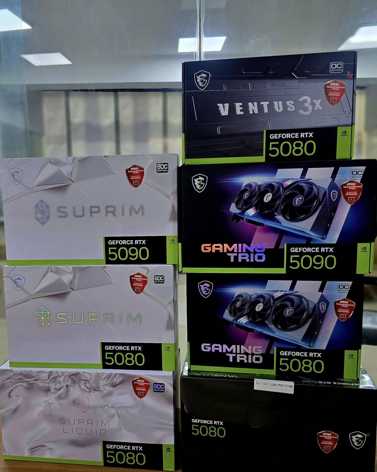 Новые видеокарты GeForce RTX 5090, RTX 5080, RTX 5070 Ti, RTX 5070, RTX 4090, RTX 4080 Super,  RTX 4080, RTX 4070 Ti Super,