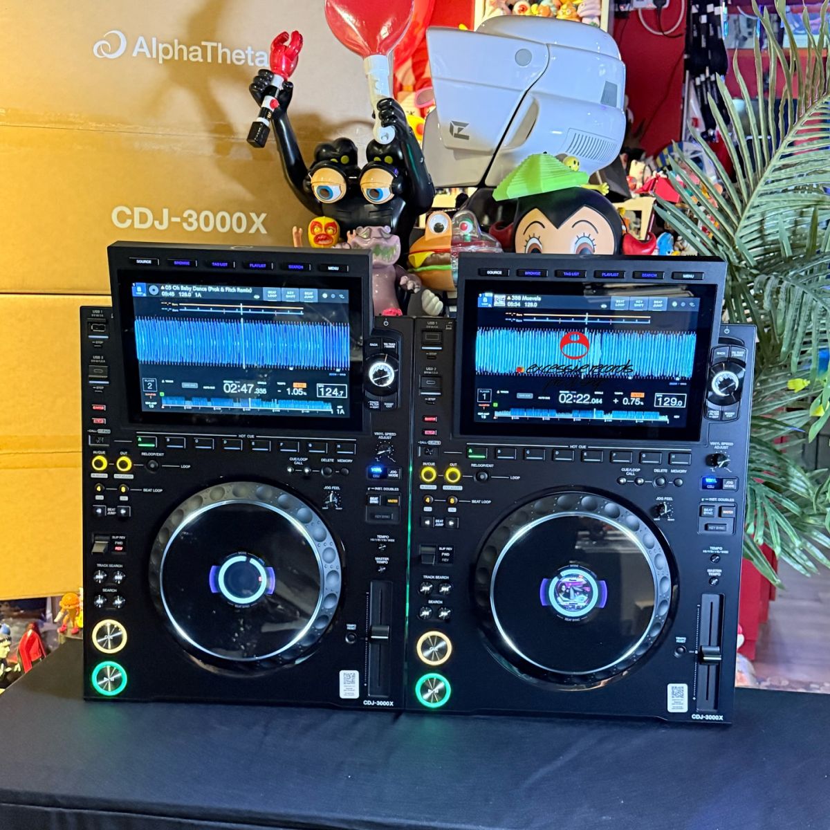 AlphaTheta CDJ-3000X, AlphaTheta Euphonia, Pioneer CDJ-3000, Pioneer DJ DJM-A9, Pioneer CDJ-2000NXS2, Pioneer DJM-900NXS2, Pioneer DJ DJM-V10-LF ,  Denon DJ Prime 4+